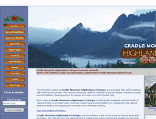 Tablet Screenshot of cradlehighlander.com.au